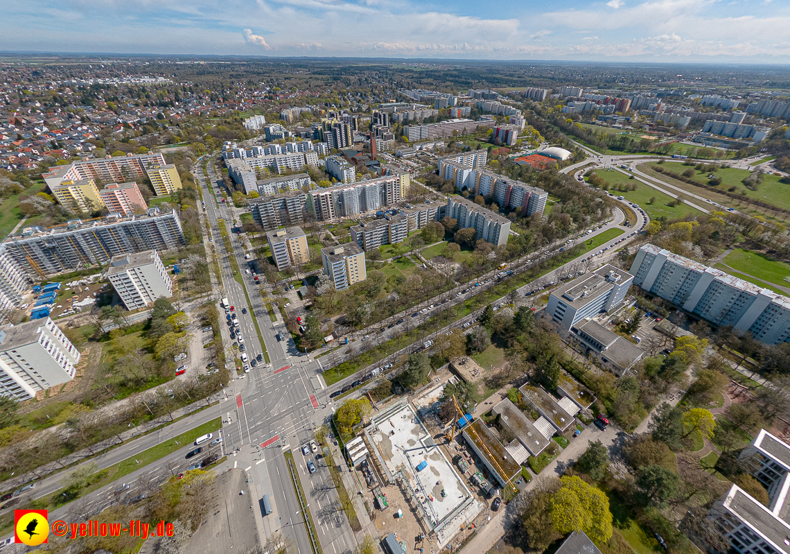 21.04.2023 - Baustelle Haus für Kinder in Neuperlach